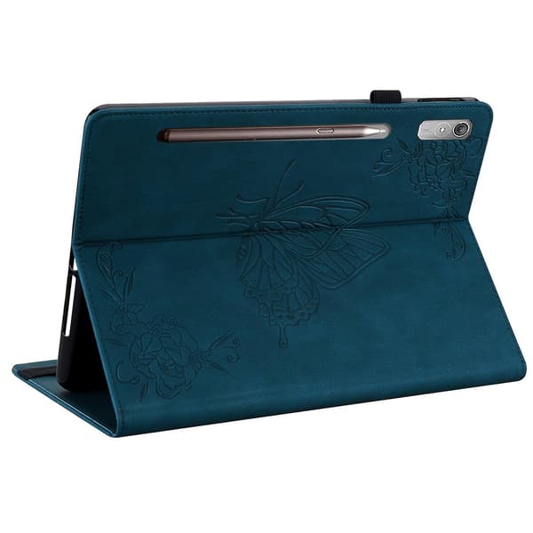 Læder Tablet Case Kompatibel med Lenovo Tab P12 Blue