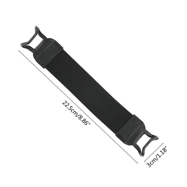 Elastisk universal nettbrettholder med håndstropp for nettbrett, elastisk beltehåndtak, sikkert, bærbart, kompatibelt med Pad Tablet E-Reader-lingling} Gray