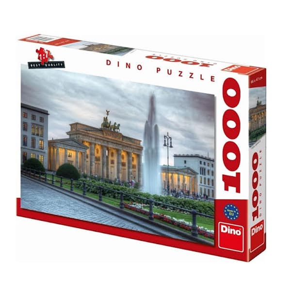 1000 brikker puslespil Brandenburg Gate multifärg multicolor