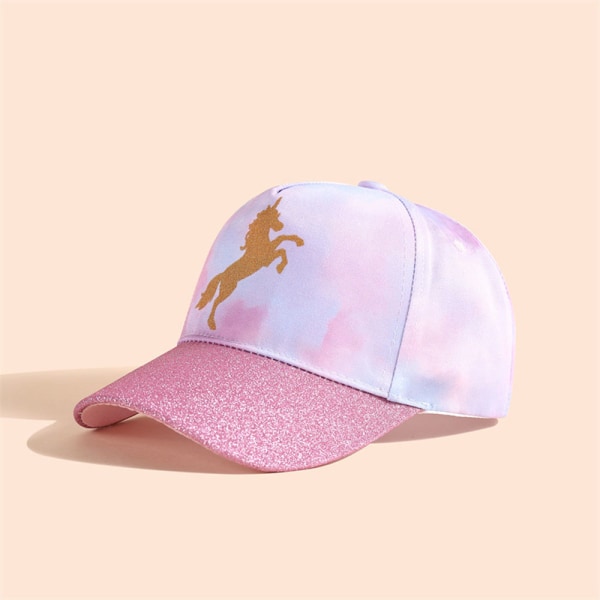 Girls unicorn baseball cap adjustable for 4-12 years old
