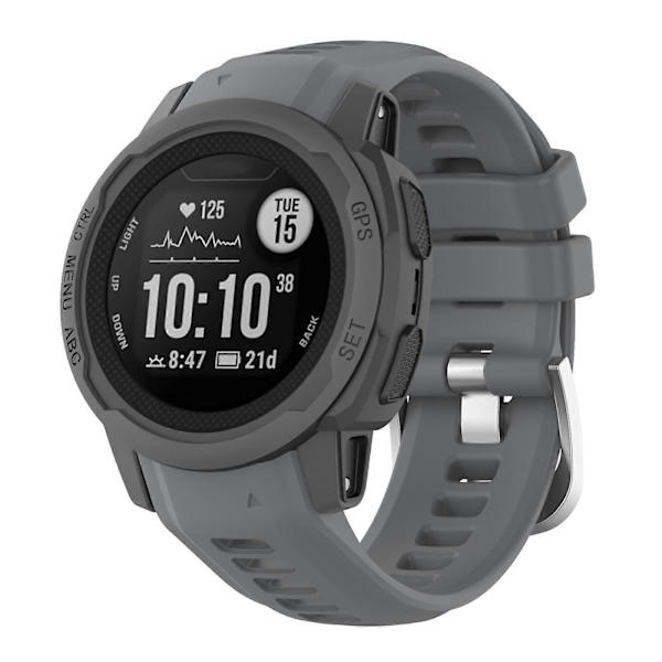 Silikone Urrem Til Garmin Instinct 2S-lingling} Grey