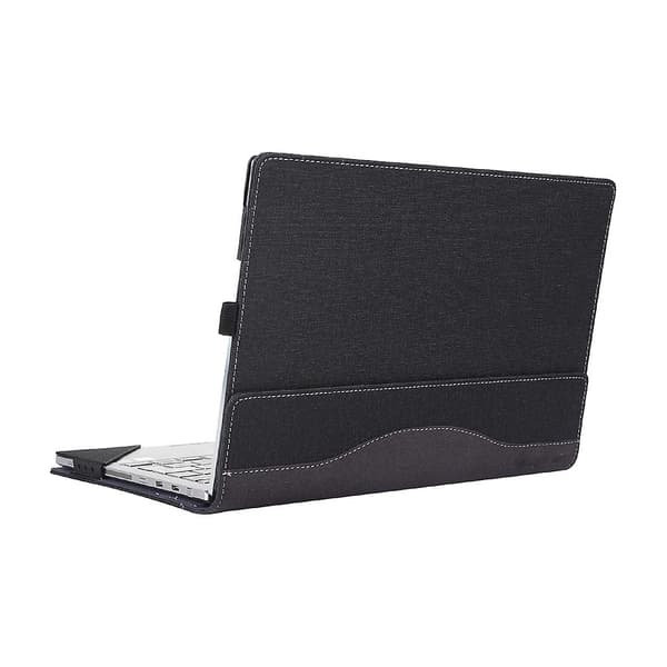 Laptop Läderfodral Kompatibelt med Microsoft Surface Laptop 6 15 tum Black
