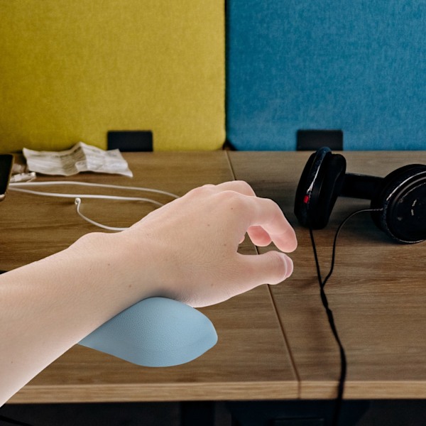 Gaming Tillbehör Handledsstöd för Mus Tangentbord Pad Kuddar Människokroppen Silikagel Läder Kontor