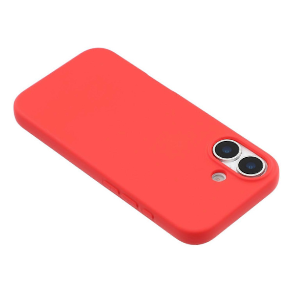 Compatible with iPhone 17 Case Arc Edge 2.0mm TPU Protective Phone Case Red Red Red