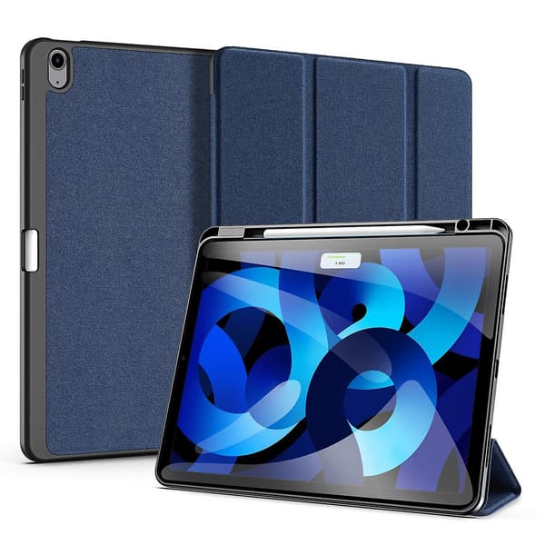 PU Tablet Case Kompatibel med iPad Air 13 2024 Blue