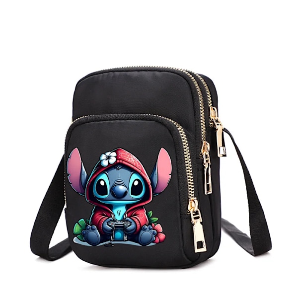 Laadukas uusi Disney Lilo & Stitch Naisten Laukku Matkapuhelin Käsilaukku Risti Kruunu Olkalaukku Naisille Laukut Teini-ikäisille Käsivarsilaukku light green