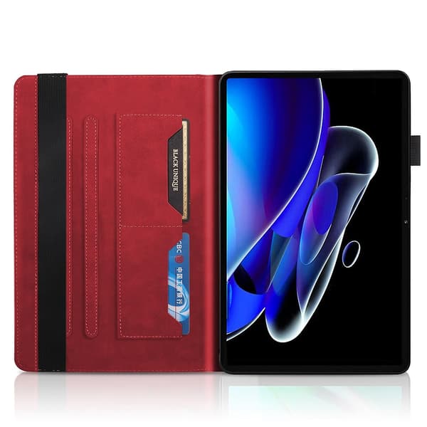 Læder Tablet Case Kompatibel med Realme Pad 2 Red