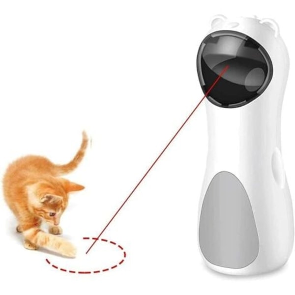 Högkvalitativ ny automatisk laserleksak för katt, interaktiva laserleksaker för katt, roterande fångstträning, hög placering.ca