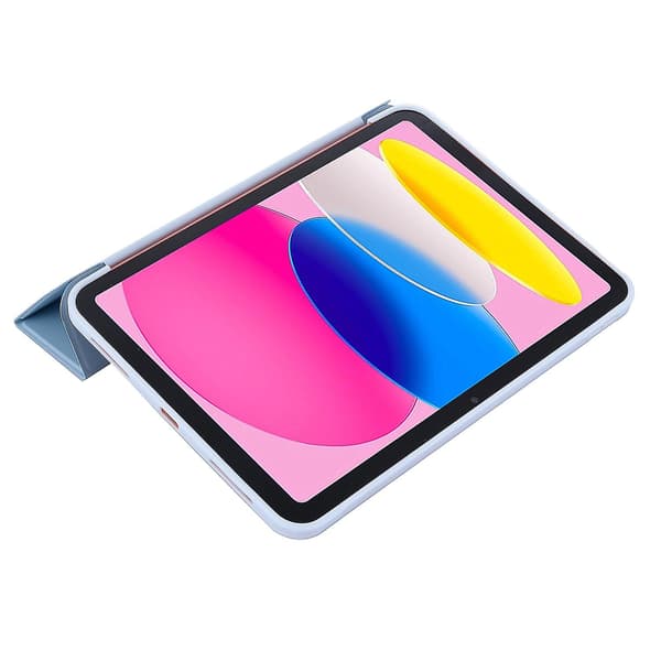 Tabletfodral i läder kompatibelt med iPad 10:e generationen 10.9 2022 Light blue