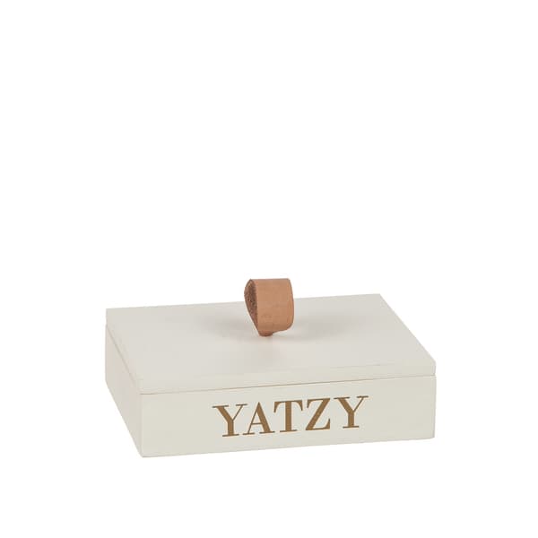 Spel vit trälåda 10x13cm Vit white