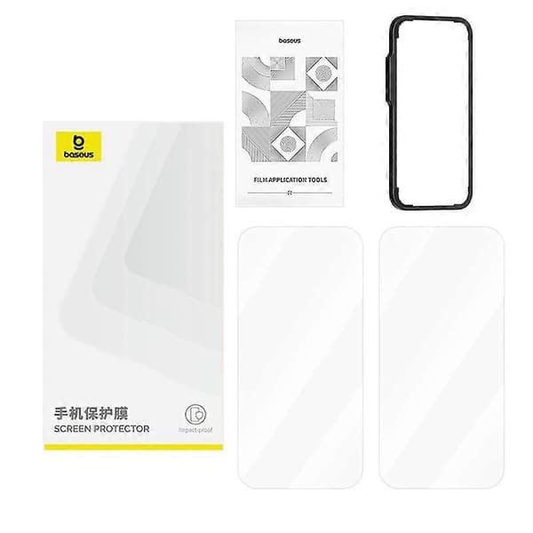2 pcs Compatible with iPhone 16 Pro Max HD Clear Full Screen Protector Tempered Glass Protective Film