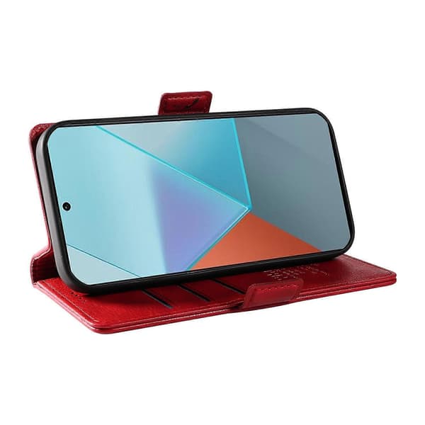 Kompatibel med Xiaomi Poco X6 5G/Redmi Note 13 Pro 5G Plånboksfodral i Läder - lingling} Multicolor Style C