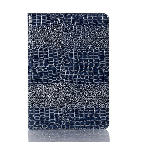 Krokodil Läderfodral Blue Samsung Galaxy Tab S9 FE