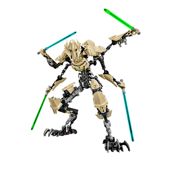 Høykvalitets ny figur delikat Star Wars General Grievous Byggesett Actionleke for