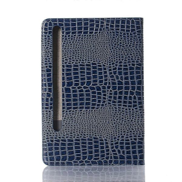 Krokodille Læder Etui Blue Samsung Galaxy Tab S9 FE