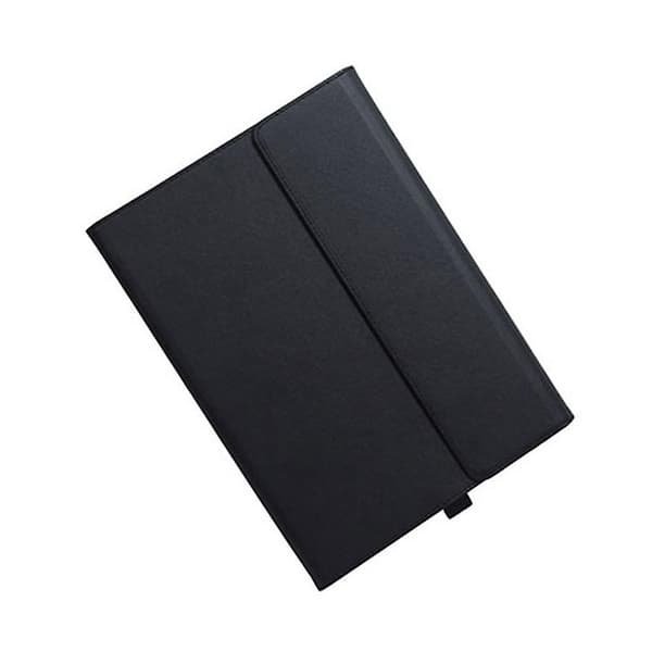 Kompatibel med Microsoft Surface Pro 7 / 7+ Läderfodral Black