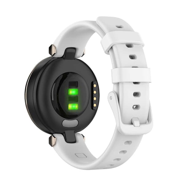 Silikoninen kellon ranneke Garmin Lily-linglingille White