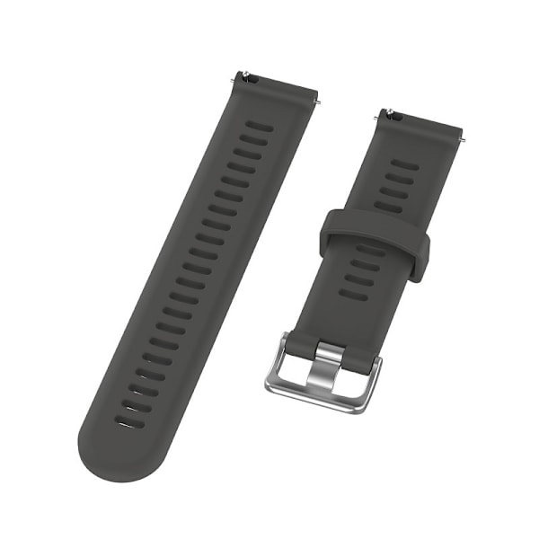 Högkvalitativt nytt klockarmband för Garmin Forerunner 245 Silikon Garmin Forerunner 245 Grå Grå 20 mm