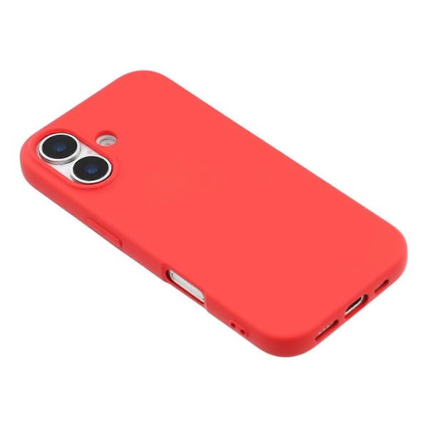 Compatible with iPhone 17 Case Arc Edge 2.0mm TPU Protective Phone Case Red Red Red