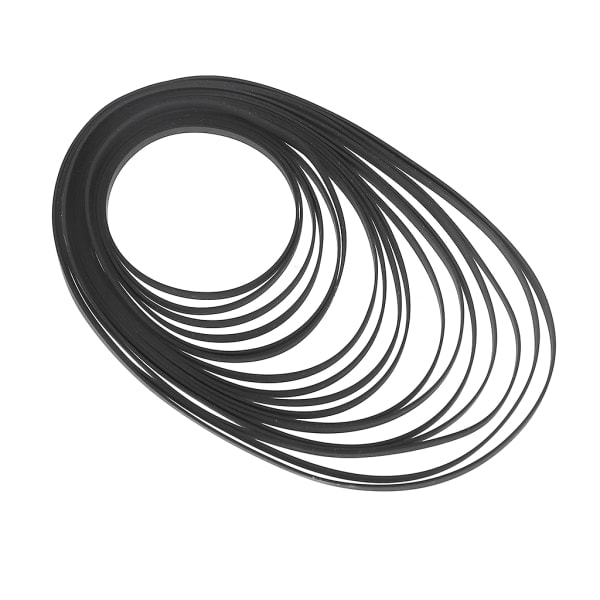 Laadukas uusi 3 mm leveä litteä vetohihna levysoittimelle, kumihina LP-vinyylisoittimelle Phono 130 mm
