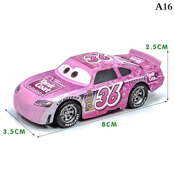 Högkvalitativ ny Disney Pixar Bilar 3 Blixten McQueen Diecast Metall A16