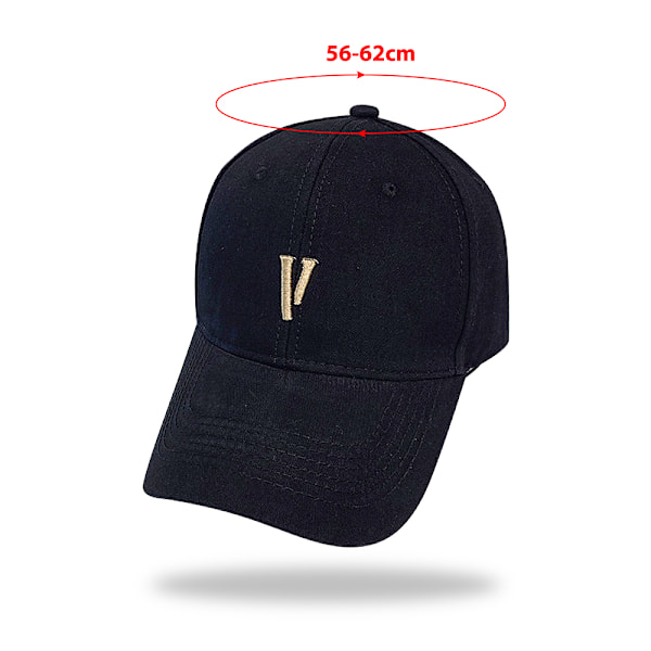 Ny Justerbar UV-skydd Baseballkeps Bokstav Broderi Solskydd Solskydd Ankunge Tunga Hatt Utomhus Vår Sommar