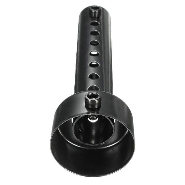 2x Universal Motorcykel Udstødningsrør Lyddæmper Db Killer Silencer 48mm Sort