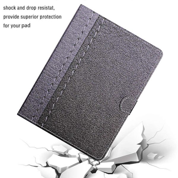 Læder Tablet Cover Grey 8 inch Tablet