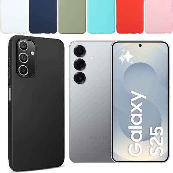 Laadukas uusi Samsung Galaxy S25 -kotelo, matkapuhelinkotelo silikoni / TPU - VALITSE: TURKOOSI TURKOS Samsung S25