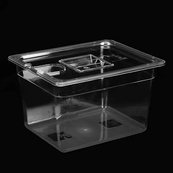 Högkvalitativ ny Sous Vide-behållare 11L med lock för precisionsmatlagning