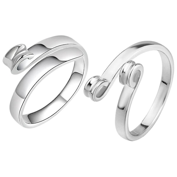 2 st Stickringar Dekorativa Virkningsringar DIY Stickverktyg Hantverk Stickringar Virktillbehör