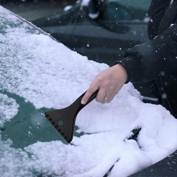 Multifunksjonell snøbørste for bil, vinter, snøryddingsverktøy, snøskrape, isskrape