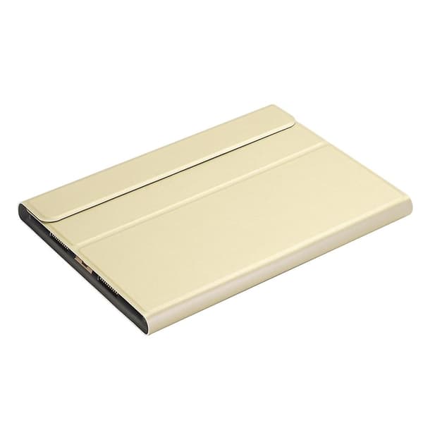 Bluetooth Tastatur PU Etui Kompatibelt med iPad Air 10.5 tommer 2019 Gold