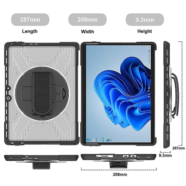 Silikon + PC Tablet Fodral Kompatibelt med MicroSoft Surface Pro 8