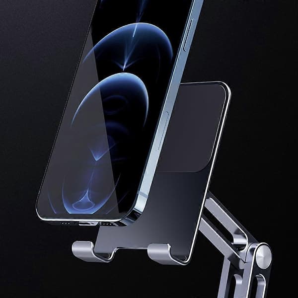 Universell Hållare Tabletstativ Telefonstöd Rack Tablet PC Skrivbordsfäste-lingling} Black