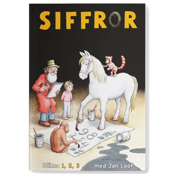 Skrivbok - Siffror räkna 1, 2, 3 med