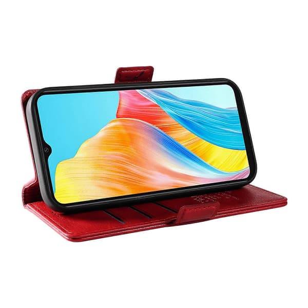 Kompatibel med Oppo A38 4G/A18 4G Läderfodral Plånbok Stötsäkert Telefonskal-lingling} Multicolor Style C