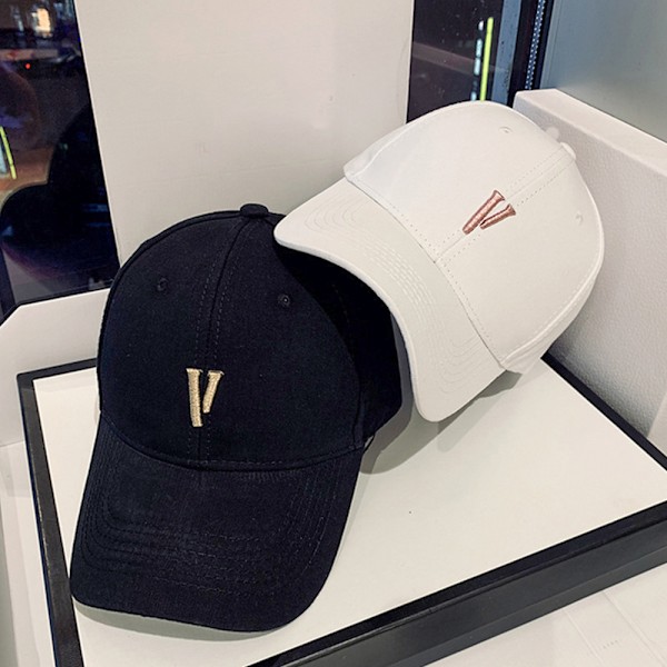Ny Justerbar UV-skydd Baseballkeps Bokstav Broderi Solskydd Solskydd Ankunge Tunga Hatt Utomhus Vår Sommar