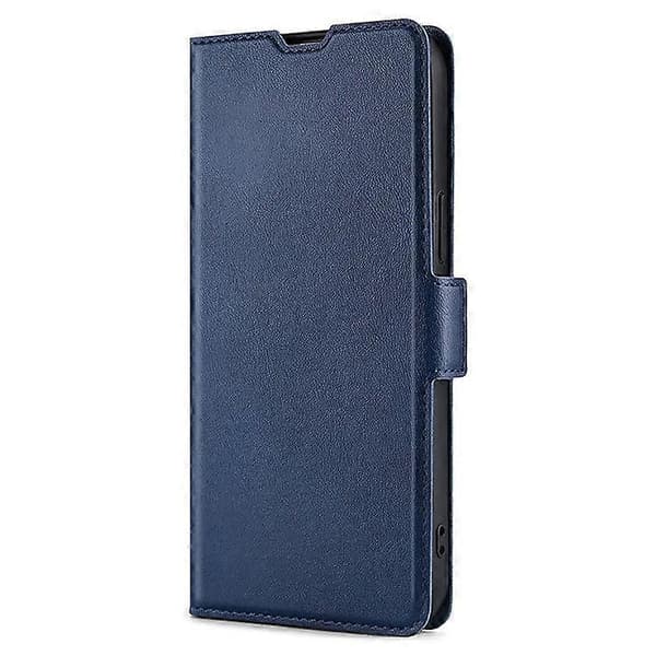 Compatible with iPhone 16e Case Card Holder PU Leather Phone Cover - Black Multicolor Multicolor Blue