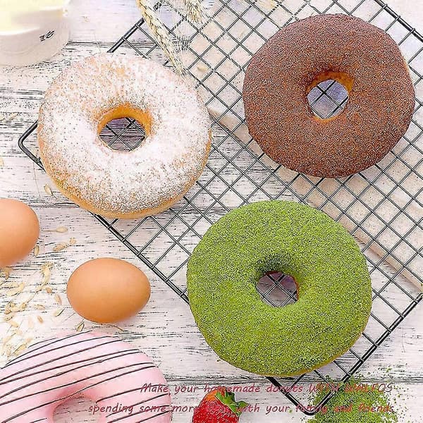 Silikone Donutforme, 2-pak blå + grøn