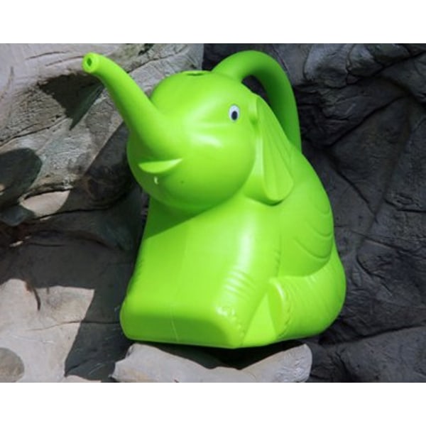 Korkealaatuinen uuden tyylin kastelukannu 2,2 l, elefanttimalli Sitting Elephant Green