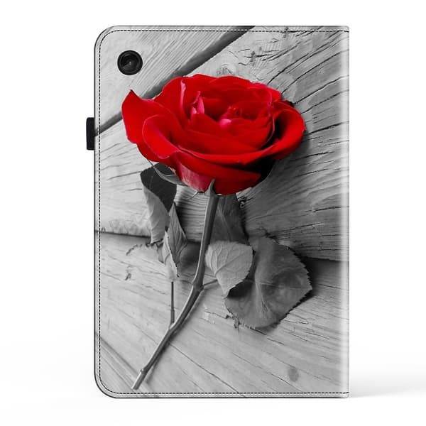 Målat Läderfodral Kompatibelt med Lenovo Tab M10 Plus 3:e generationen Pink