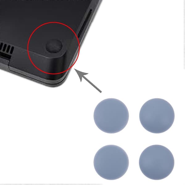 Kompatibel med Microsoft Surface Laptop 4 4 i 1 Bottenfodral Gummimattor