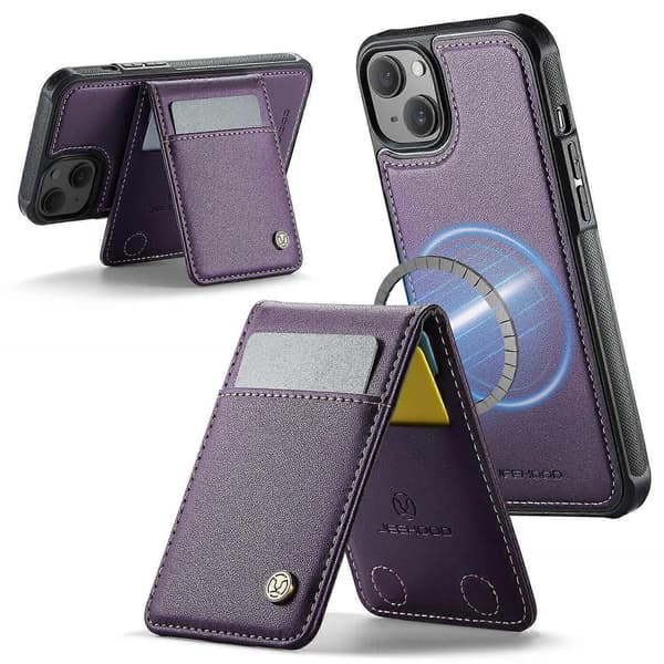 Kompatibel med iPhone 15 Plus telefoncover - lingling} Multicolor Purple