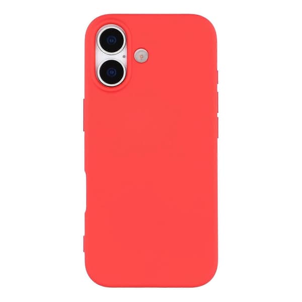 Compatible with iPhone 17 Case Arc Edge 2.0mm TPU Protective Phone Case Red Red Red