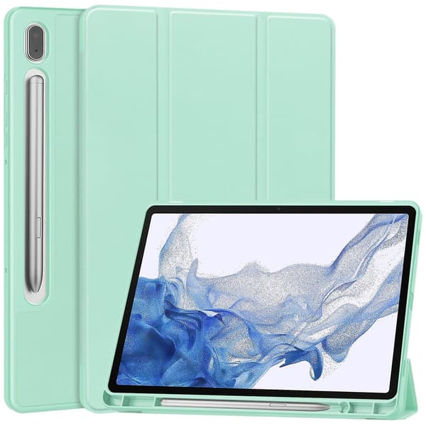 Smart Læder Tablet Case Kompatibel med Samsung Galaxy Tab S9