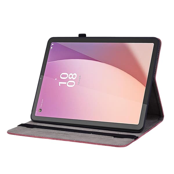 Læder Tablet Case Kompatibel med Lenovo Tab M9 Red