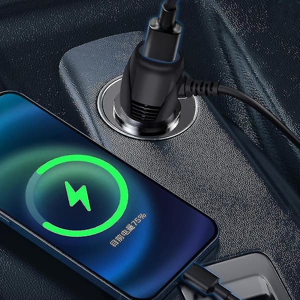 Billader for Dash Cam - GPS-navigasjonsladekabel med strømbryter