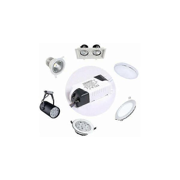 2x LED-driver, 1-3W transformer til LED-loftlampe, LED-panelstrømforsyning, DC-stik til LED-loftlampe (1-3W)-YuJia