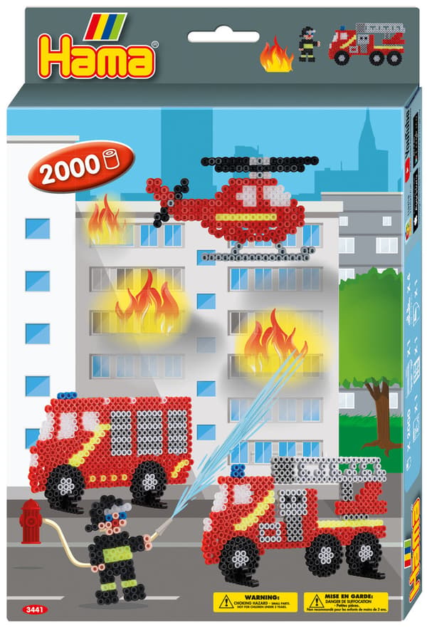Paloautot 2000 kpl monivärinen Multifärg multicolor